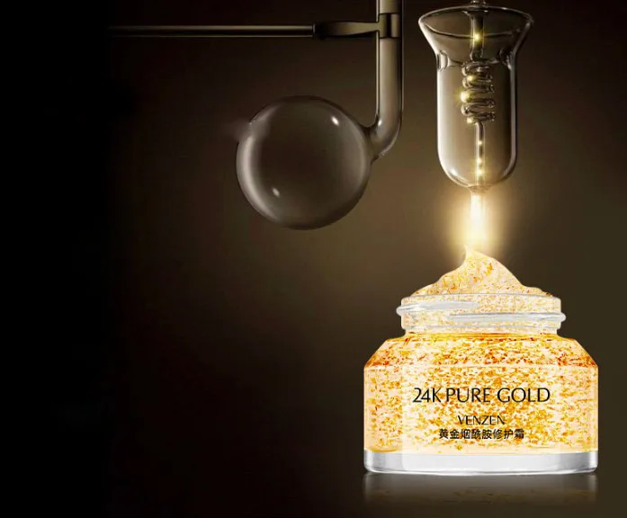 24 k Gold крем для лица с эфирными маслами анти средство против морщин крем для лица восстановление и повышение упругости кожи увлажненитель с