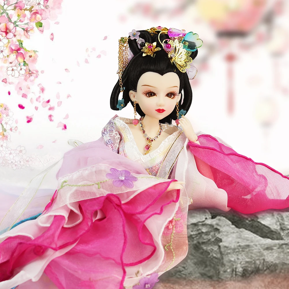 

Fortune Days East Charm ancient costume doll 1/6 like BJD dolls Li Shishi with makeup 14 Joint body high quality exquisite gift