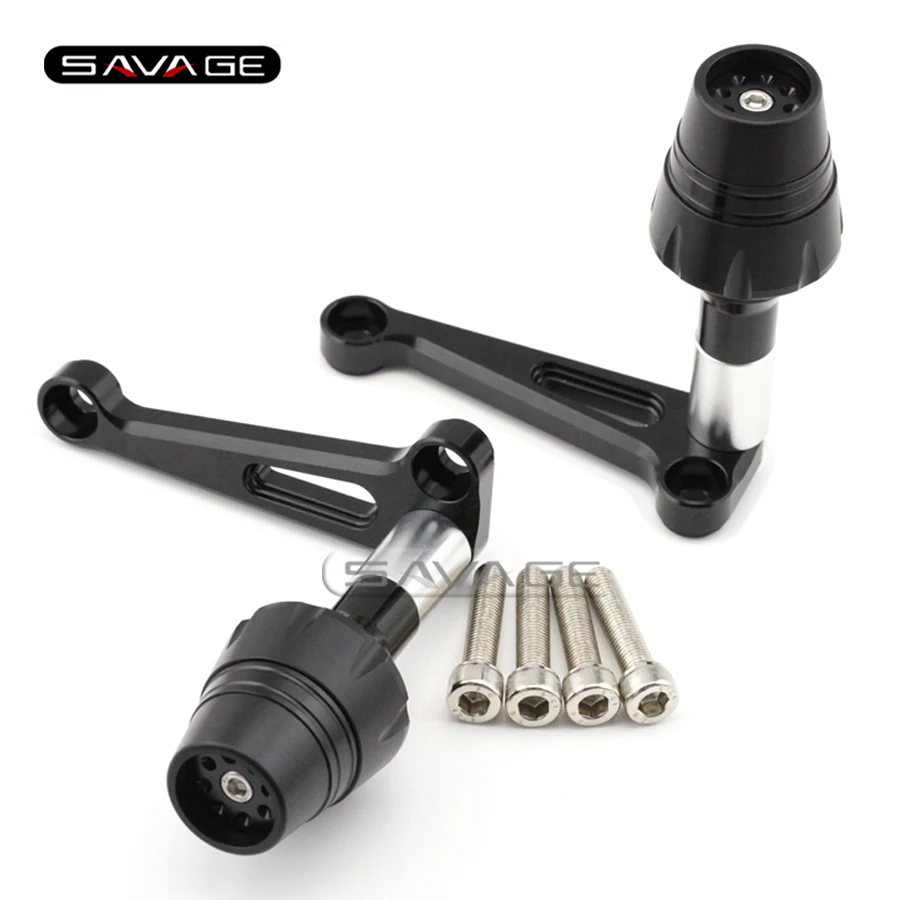 

For YAMAHA V-MAX 1700 2009 2010 2011 2012 2013 2014 Black Motorcycle Frame Sliders Crash Protector Bobbins Falling Protection