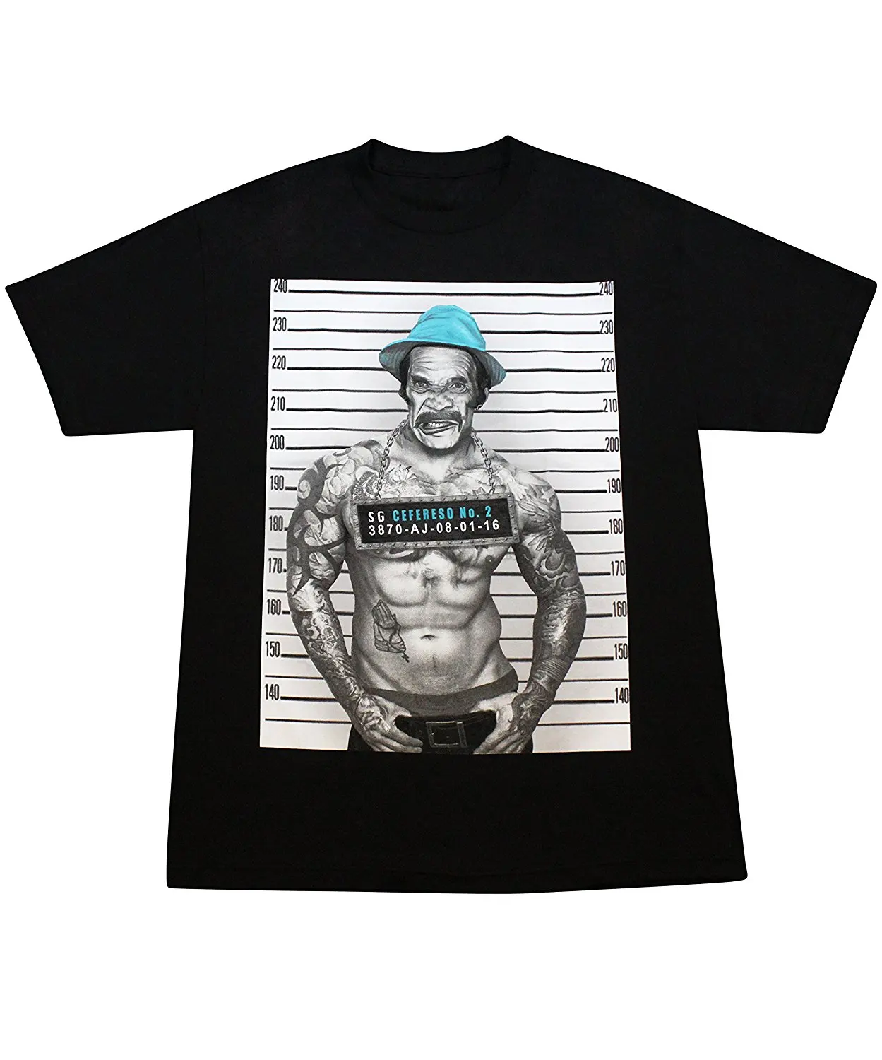 Don Ramon Mugshot Для мужчин Забавный Футболка футболка топы футболки|Футболки| |