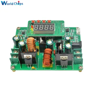 

DC-DC 38V Digital Step up Step down Module Boost Buck Converter Solar Charging Board LED Digit Tube Display Voltmeter Ammeter