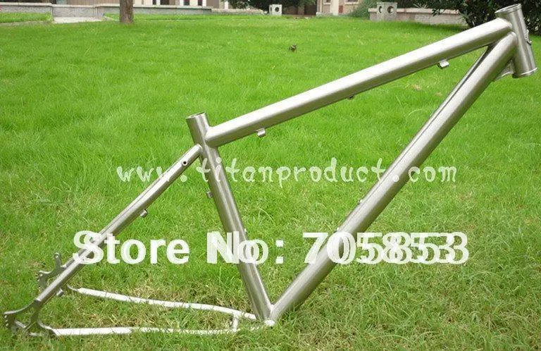 

Titanium Bicycle MTB Frame 26'' (With Mudguard, Rack Mounts and Disc Brake)