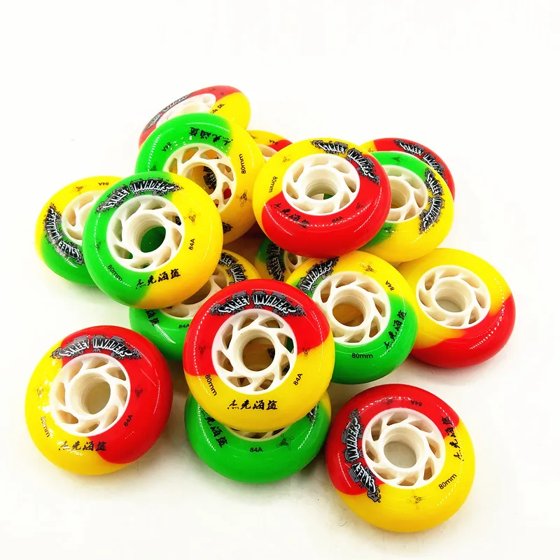 TLTF MFG Adults Professional Patins Roller skates wheels 72mm 76mm 80mm inline sakte wheelin