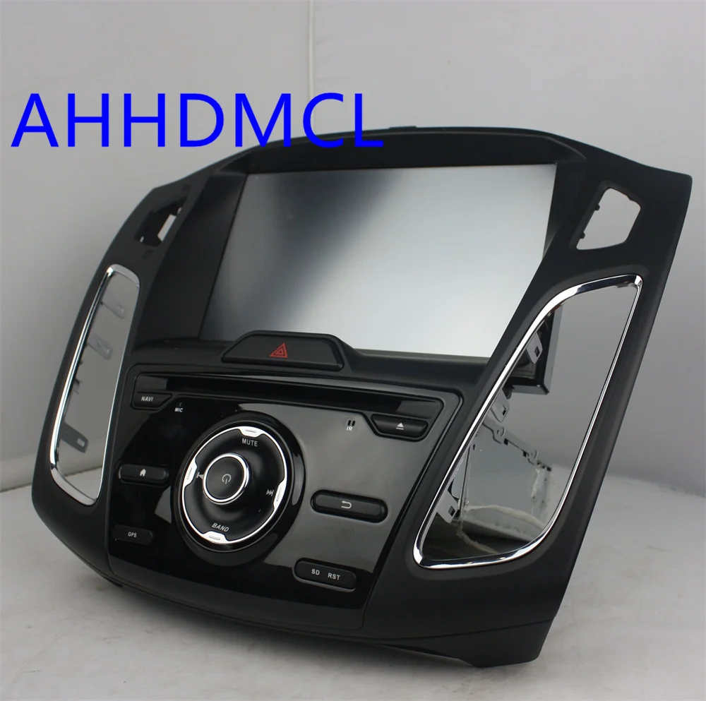 AHHDMCL автомобильный мультимедийный плеер стерео радио аудио dvd-плеер Android 8,0 gps навигация Синхронизация для Ford Focus