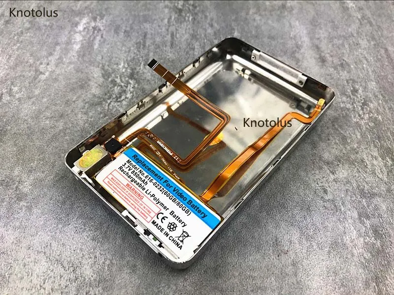 Knotolus 850 мАч аккумулятор толстый задний корпус чехол для наушников аудио разъем