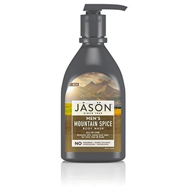 Jason Natural Products 2069458 30 fl oz Mountain Spice Mens Body Wash