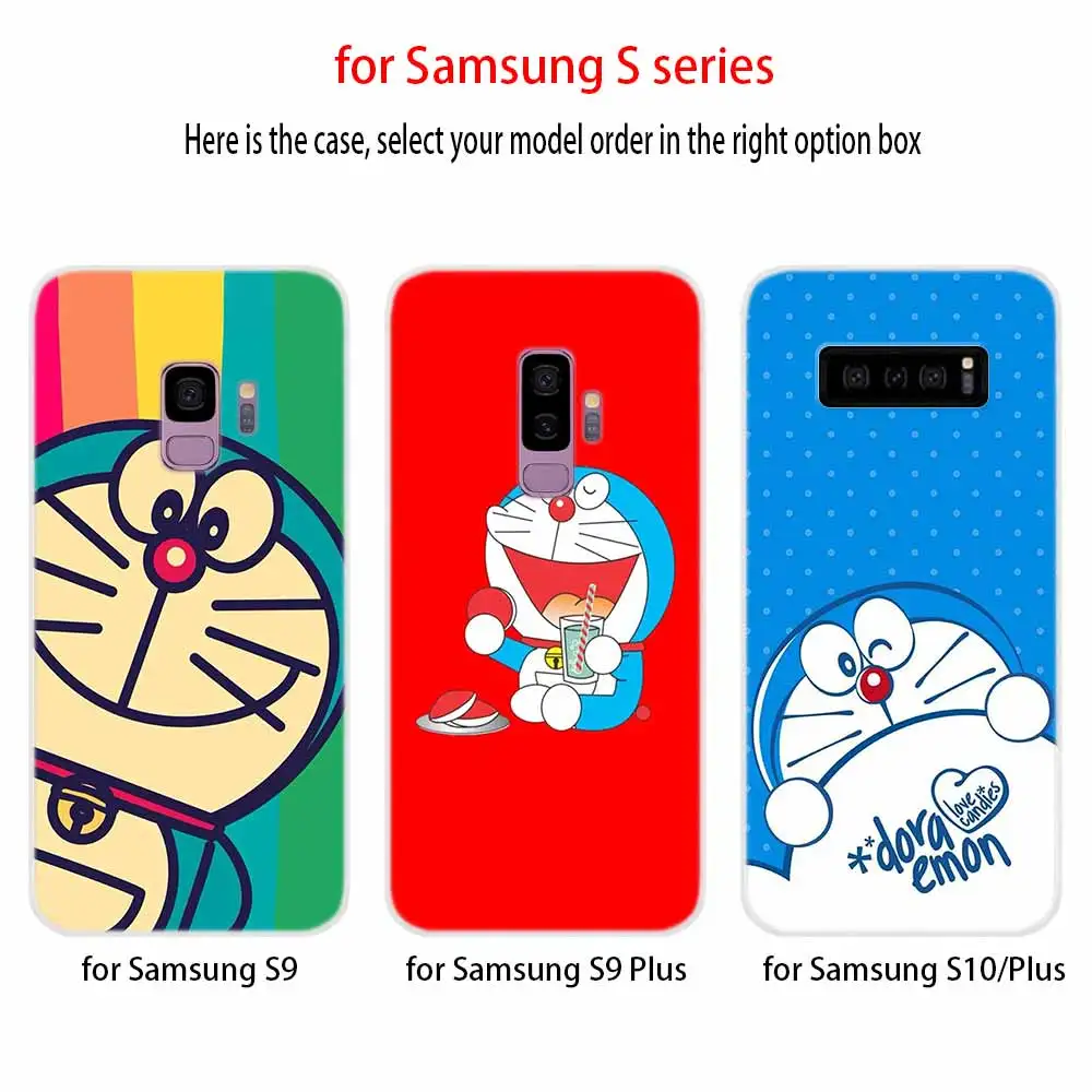 Чехол с узором Doraemon для телефона Samsung Galaxy S8 S9 S10 S20 S30 Plus Uitra Lite Cover S10E S7 Edge Uitra|Бамперы|