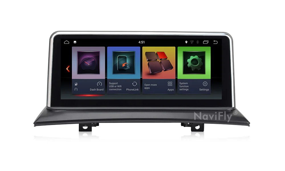 Discount NaviFly New arrival! Android 7.1 Car Gps dvd for BMW X3 E83 2004-2010 support wifi BT 2GB RAM 32GB ROM Navi radio palyer 15