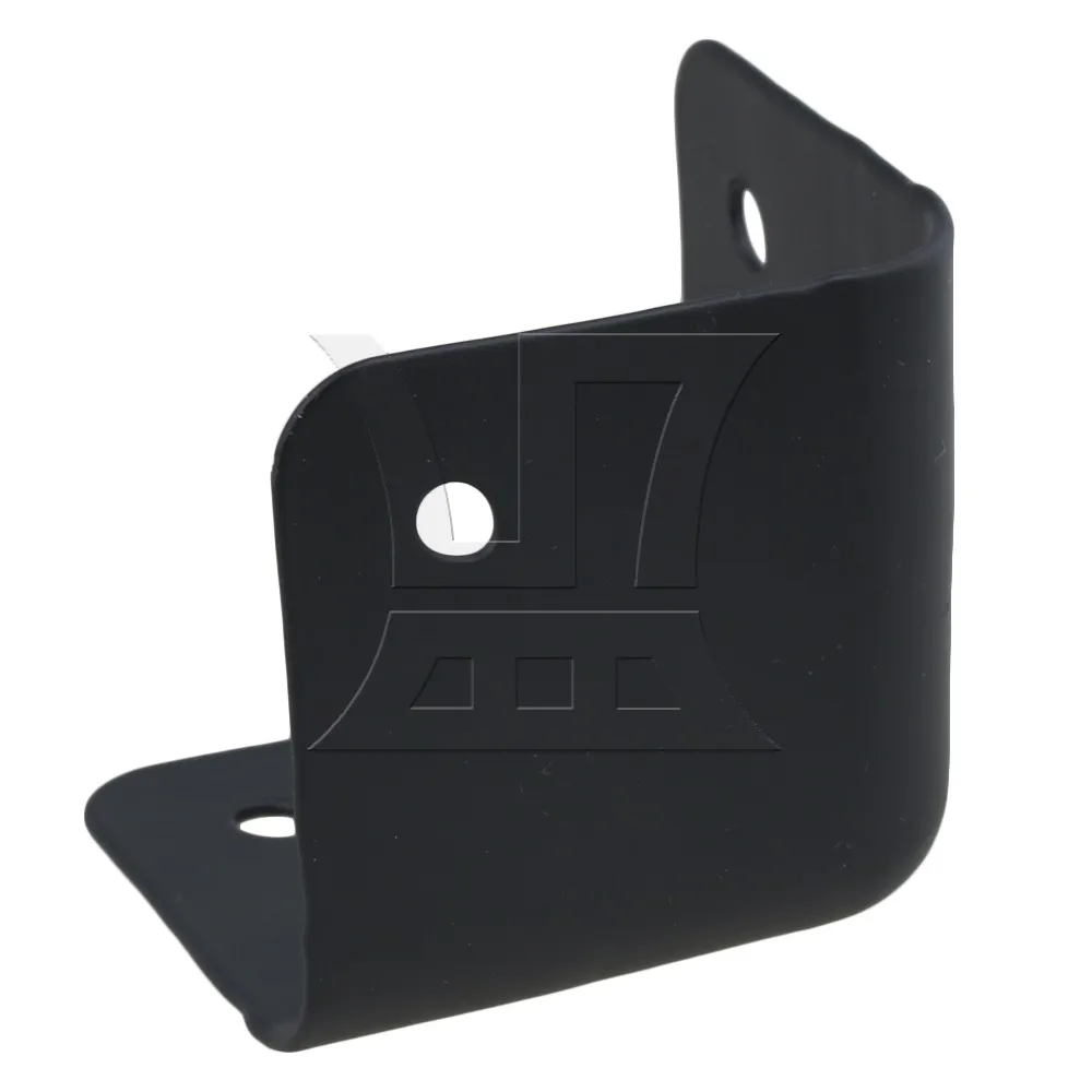 Yibuy 48x48x50 мм черный металлический угловой протектор для динамики усилитель шкаф мебельные украшения упаковка из 12