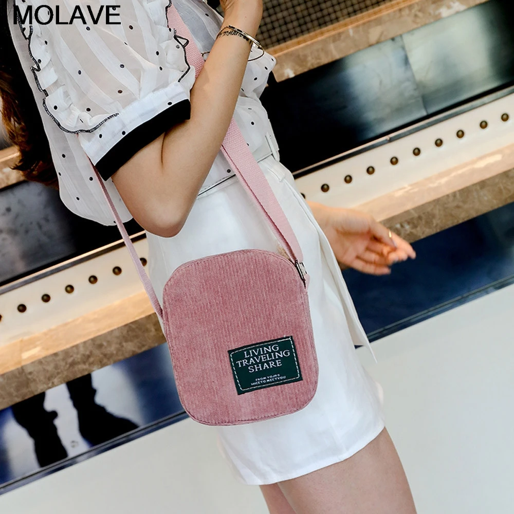 Molave Fabre сумки для сообщений новые модные женские однотонные Вельветовые женские сумки женская сумка для телефона сумка на плечо для дам bolso mujer
