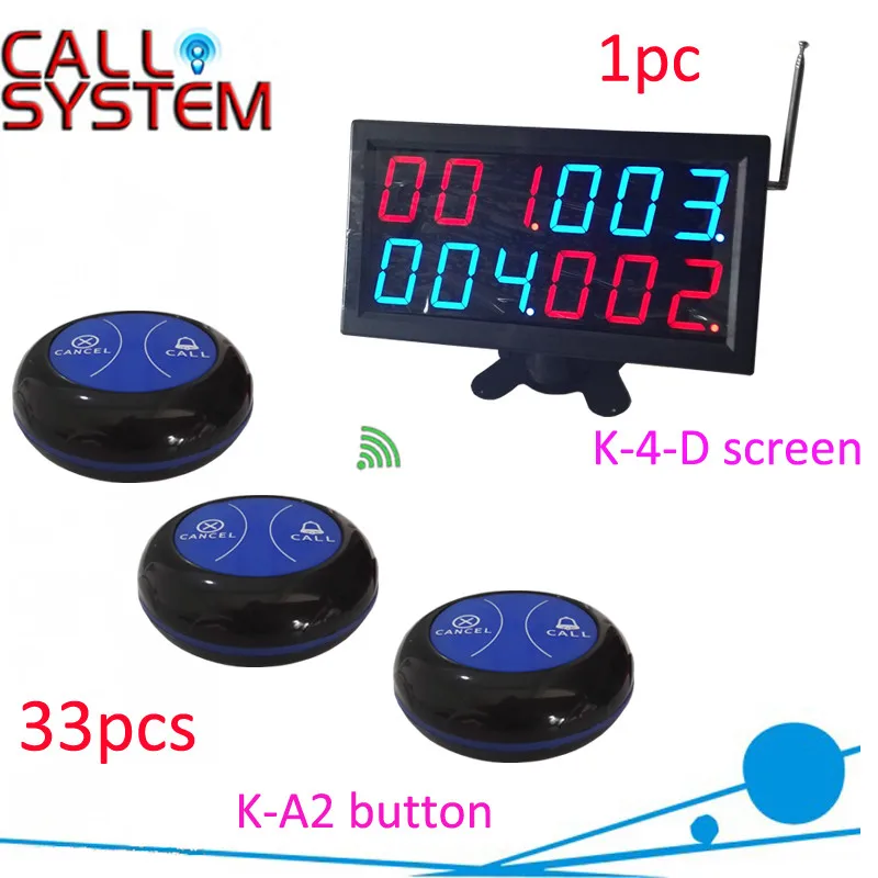 K-4-D+A2-BBlue 1+33 Guest pager call system