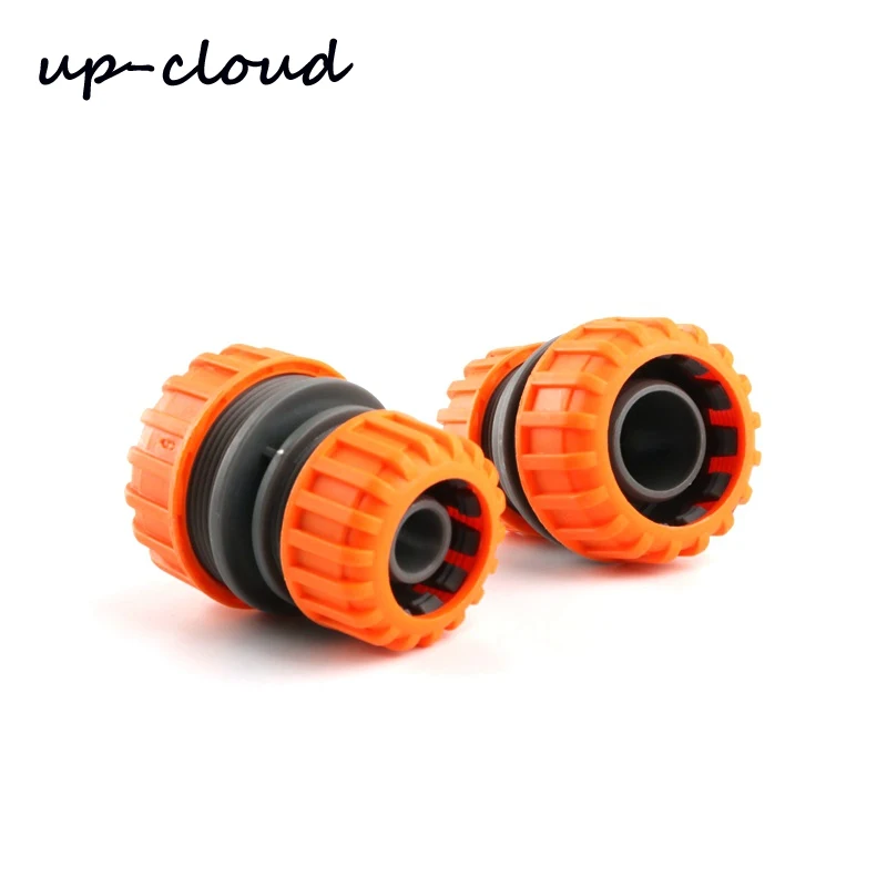 

2pcs UP-CLOUD Plastic 3/4" to 1" Soft Hose Repair Quick Connector for Garden Irrigation Watering 20mm to 25mm Drip Tape Adapter