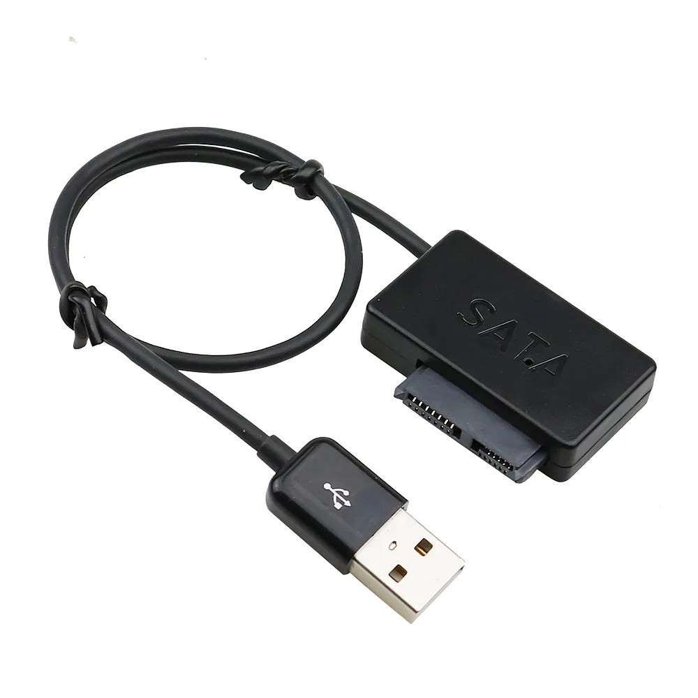 Ноутбук CD-ROM-накопитель SATA к USB кабель 6P+ 7P SATA к USB 2,0 Easy Drive Line Transfer Box приводы корпуса компьютерные компоненты