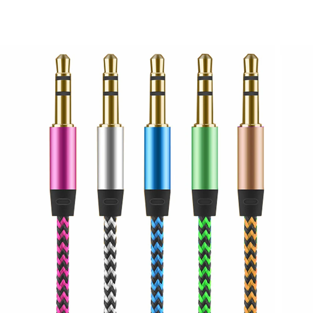 DOYO 3.5mm Aux Cable Car 3.5mm Male to 3.5mm Male Jack Audio Cable 1m