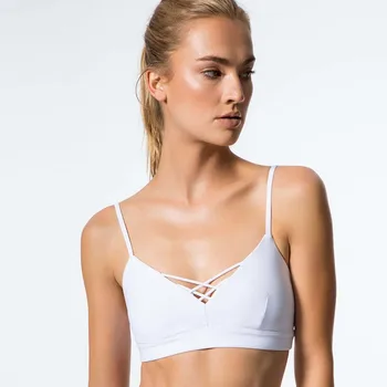 

Woman Sport Bra Fitness Yoga Bra Sexy Criss Cross Sports Top Women Active Wear Gym Crop Tops Gym Running Workout Bras,ZF212