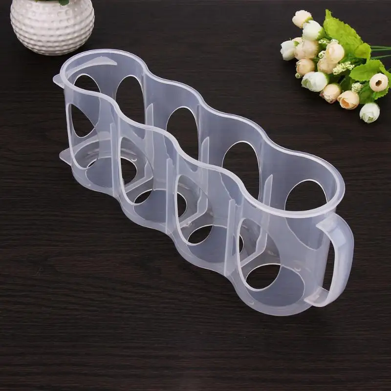 

Bottle Storage Rack Refrigerator Milk Bear Fruit Juice Drink Bottle Holder Storage Box Kitchen Organizer Space-saving Tools