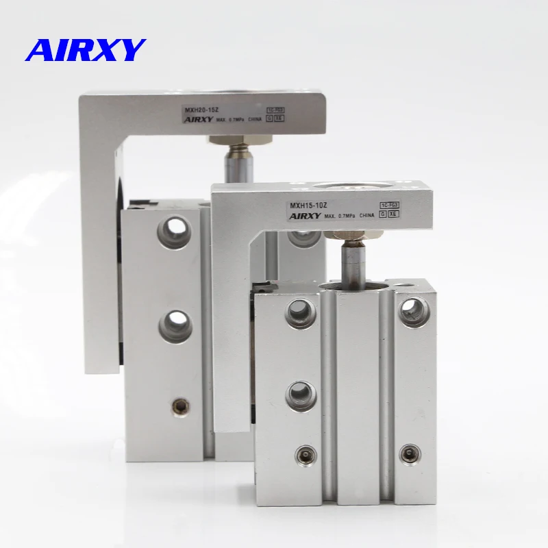 

MXH Compact Slide Series SMC Type precision pneumatic slide guide rod cylinder linear side rail bore 6/10/16/20mm MXH6-10