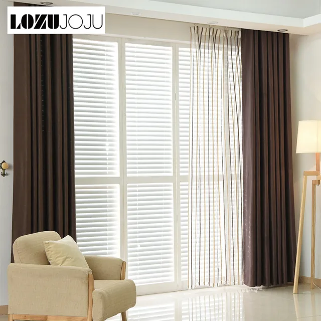 Lozujoju Plain Dyed Blackout Curtain Kitchen Door Window Curtains Lozujoju Plain Dyed Blackout Curtain Kitchen Door Window Curtains For Living Room Full Shade Panel Solid
