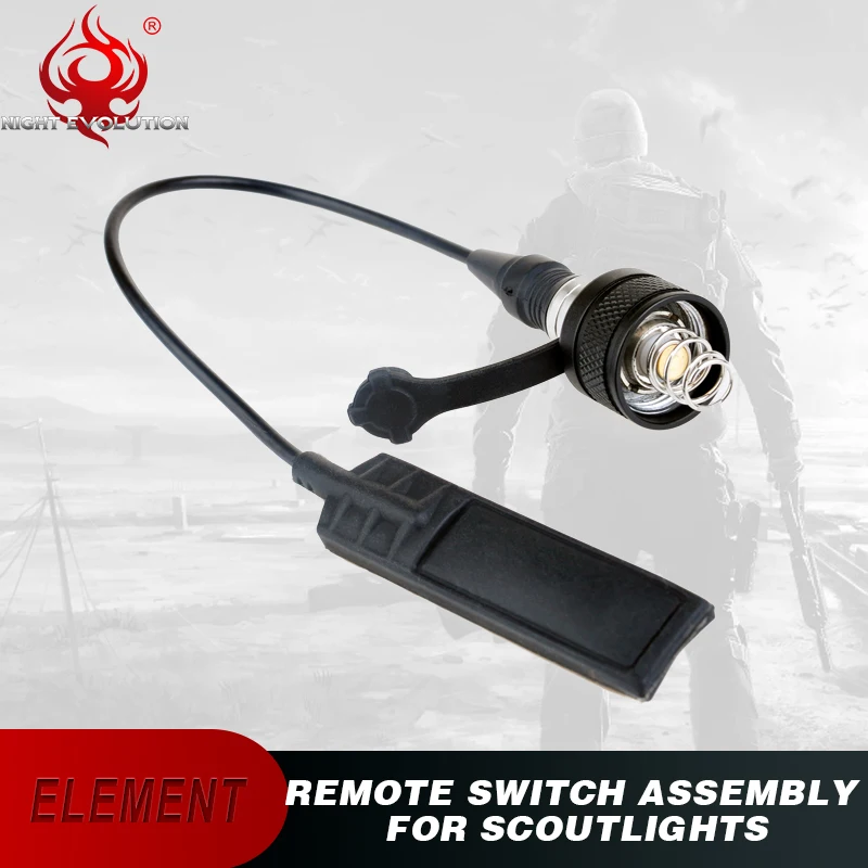 Element Airsoft Tactical Light Remote Switch Assembly For Surefir M300 M600 Series Gun Light