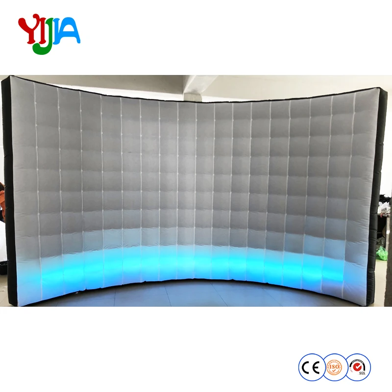 

popular custom 4m inflatable wall photo booth back drop