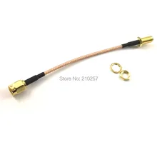 5 шт. 10 см SMA косичка беспроводной локальной сети, радиочастотная антенна RG316 коаксиальный кабель