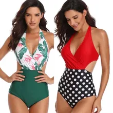 Сексуальный Монокини, сдельный купальник,, красный купальник, женский купальник, купальный костюм, пляжная одежда, открытая спина, монокини, купальник