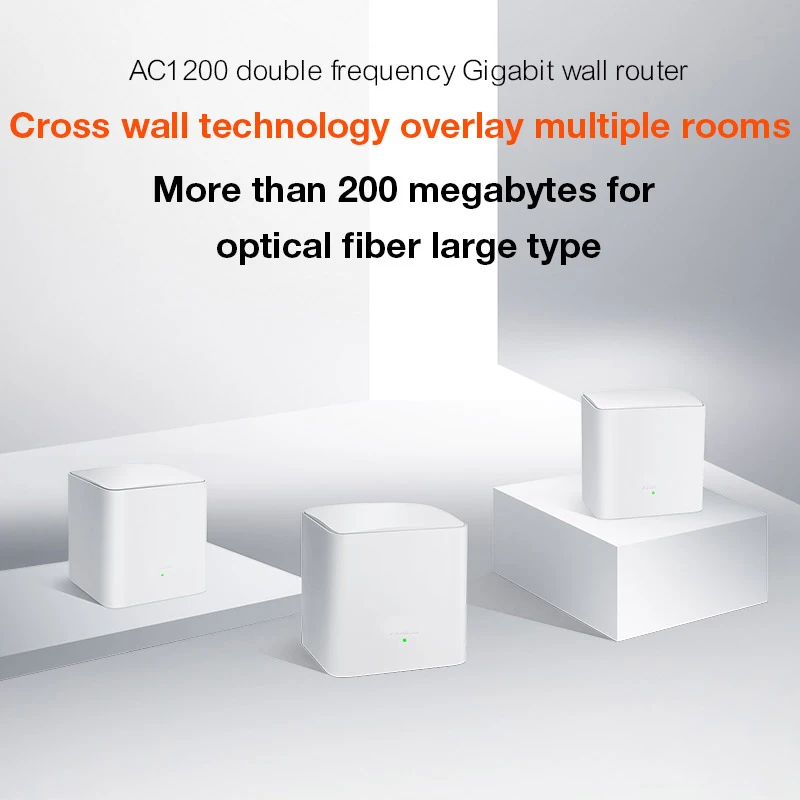 Tenda Nova двухдиапазонный MW5s Беспроводной Wi Fi маршрутизатор AC1200 для всего дома