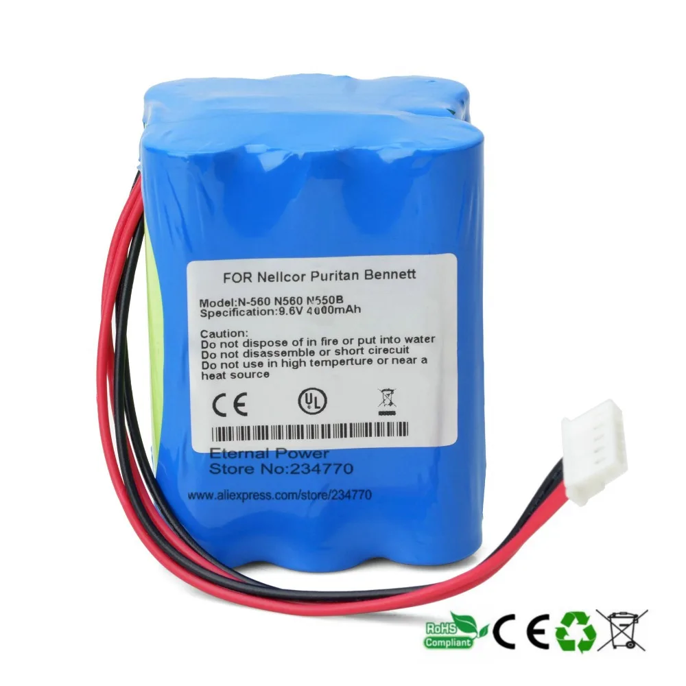 

micro-infusion pump battery Replacement FOR Nellcor Puritan Bennett Inc 069308,8HR-4/3AU,N550B,N560,N-550 Medical Battery