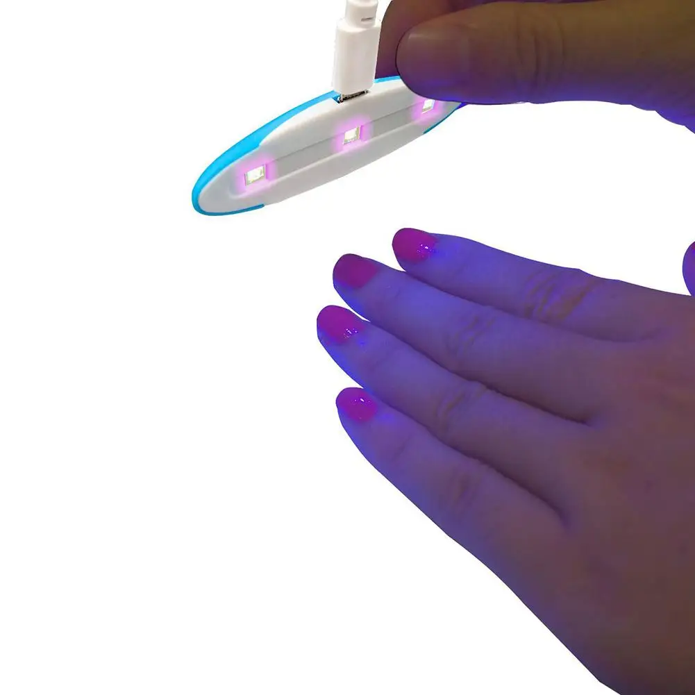 

6W Mini Bridge USB UV Gel Polish Lamp LED Nail Dryer Light Manicure Machine