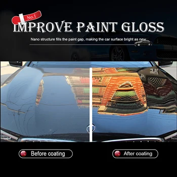 

9H Car Liquid Hydrophobic Crystalline Ceramic Polish Paint Care 25*25cm Anti-fouling Repair Self-cleaning