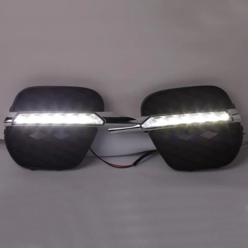 Светодиодный светильник дневного света для BMW X5 E70 для вождения противотуманных фар DRL 2011 2012 2013