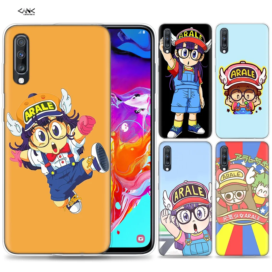 

Bags Case for Samsung Galaxy Mobile Phone A50 A70 A30 A20 J4 J6 J8 A6 A8 M30 A7 Plus 2018 Note 8 9 Dr Slump Arale Anime Coque J6