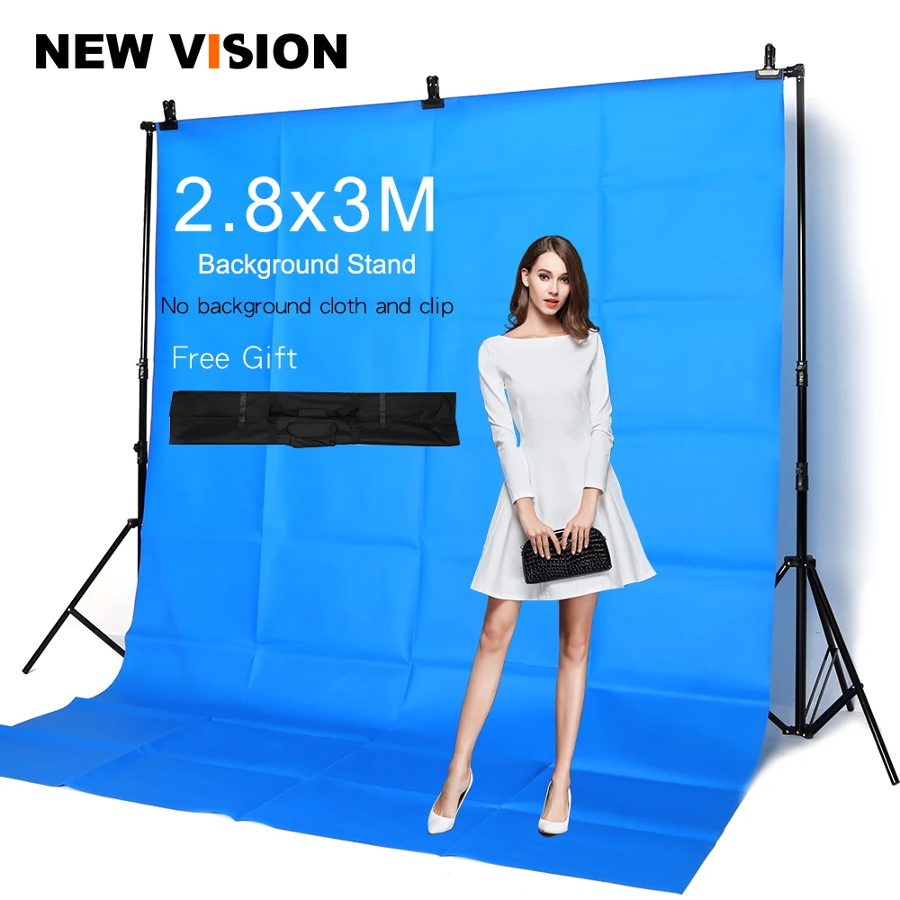 

Professinal Photography 2.8m*3m Backdrop Stand Background Support System with Carrying Bag + Free DHL