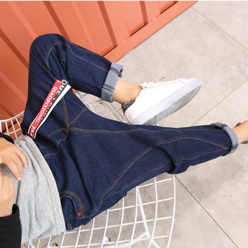 Baby Boys and childrens jeans Pants clothes In the spring and autumn South Korean style Radish jeans Stylish kids Clothing LRZLYX-A3 (2)