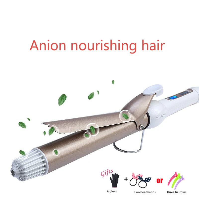 

Portable Ceramic Styling Tools LCD Pro Hair Curling Iron Digital Hair Curler Roller Hair Waver Magic Curling Wand Irons B58