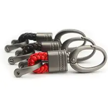 KUKAKEY ручной тканый автомобильный брелок для ключей для Jeep KIA LADA Land Rover Lexus Mazda MG Мини Автомобильный стильный брелок-держатель