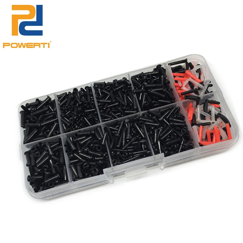 POWERTI 2 مجموعة/وحدة الريشة الحلقات الثقوب الحلقات دلو التوتير أدوات التبعي لل رياضة مضرب بدمنتون الرجال
