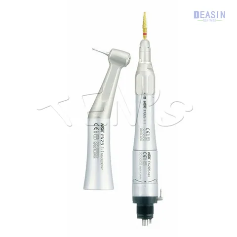 Handpiece de Baixa Velocidade contra Anjo Motor de ar em Linha Conjunto Dental Fx205 Reta 1 x Nsk