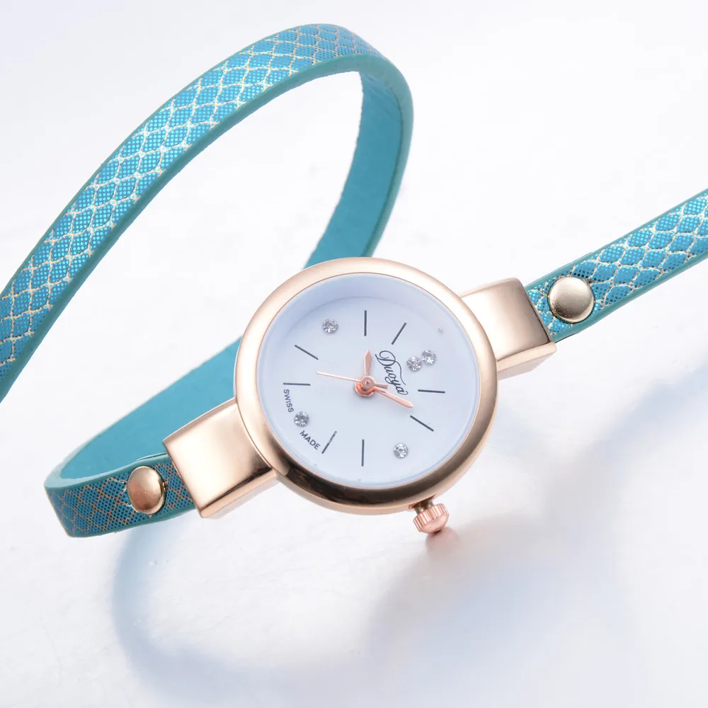 Fashion Quartz Watch Bracelet Watches Top Brand Leather Strap Lady Girl Wrist Watch Clock Women Relogios Femininos NEW