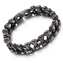 12,5 мм широкий Винтаж Прохладный 316L Нержавеющая сталь матовый черный мотоцикл Сеть ювелирных Для Мужчин Мальчика браслет 9 дюймов(23 см) лидер продаж