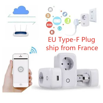 

EU Plug Sonoff S20 WIFI Smart Power Socket Wireless Remote Control Timer On and Off for IOS Android Google Home Amazon Echo HWC