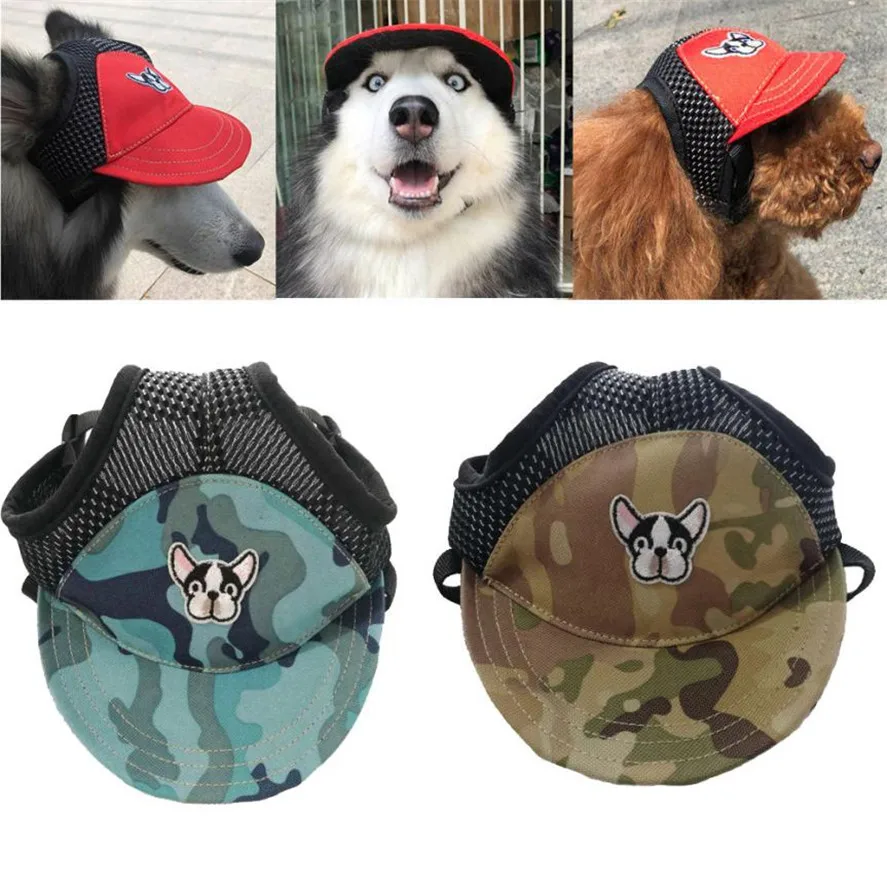 New Pet Hats For Dog 1PC Funny Pet Dog Hat Baseball Hat Summer Canvas
