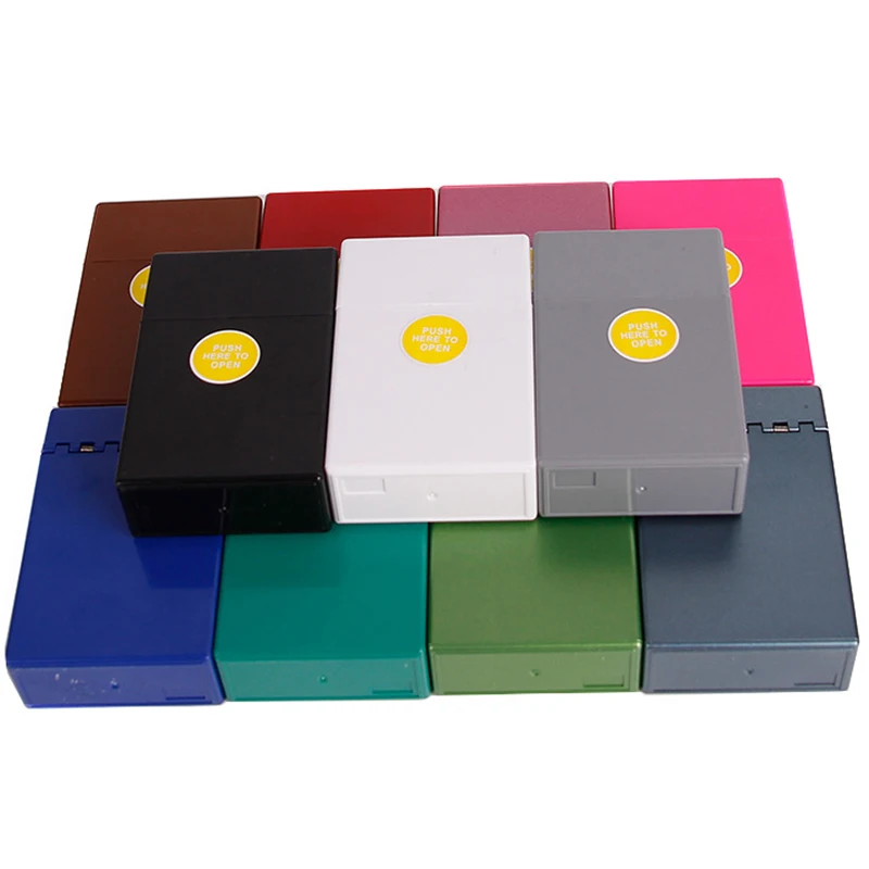 Portable Plastic Cigar Smoke Cigarette Box Holder Pocket Tobacco Storage Case