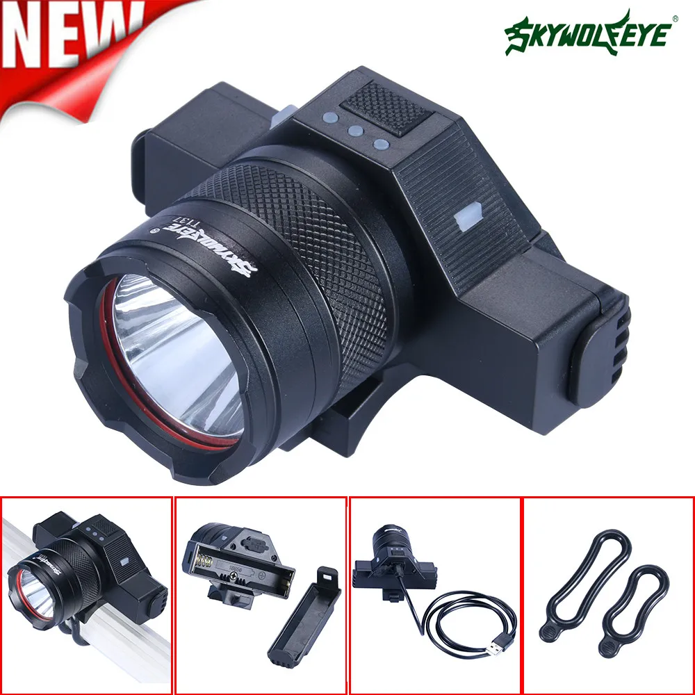

USB Rechargeable XML T6 LED Bicycle Bike Light Front Cycling Light Head lamp