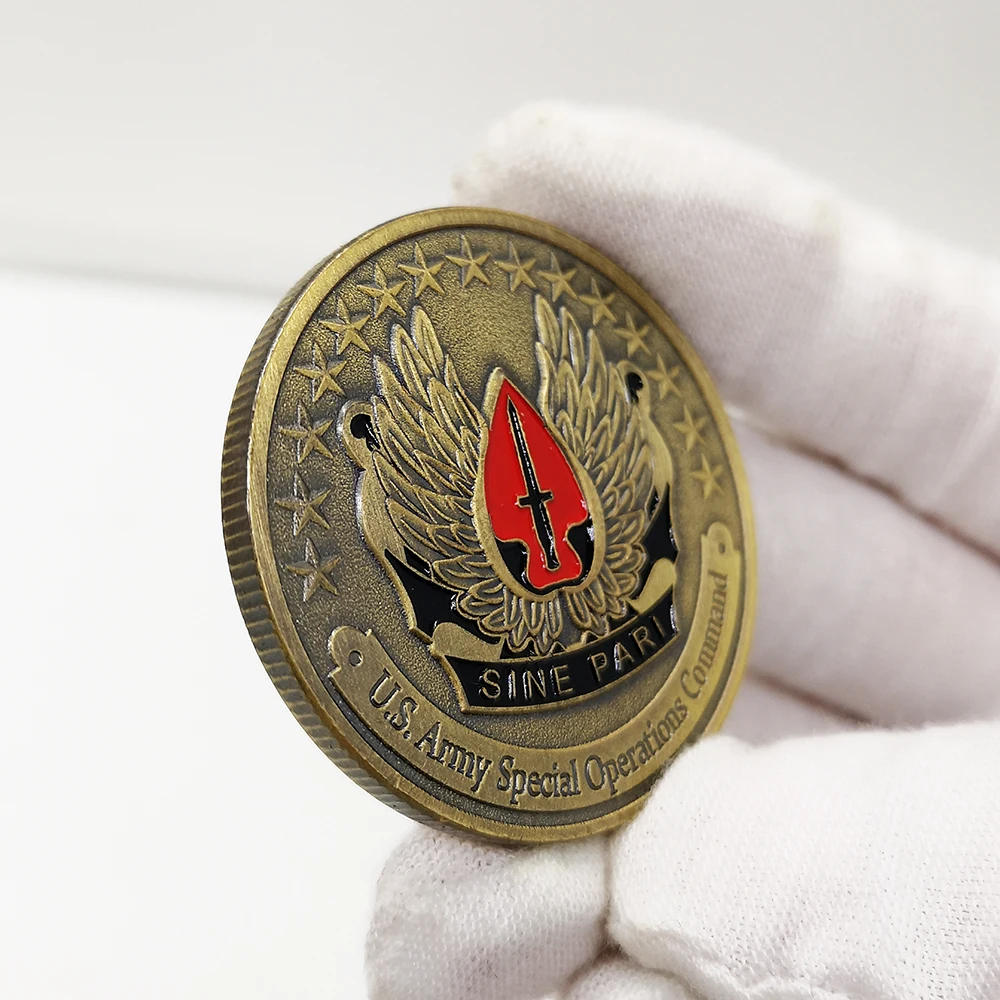 США, армейская воздушная синусоида, специальные операции Cpmmand Challenge коллекция монет памятные сувениры коллекционные монеты