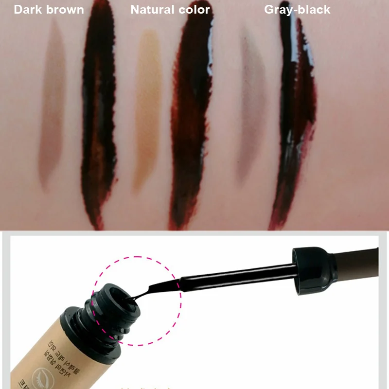 Special Price of  Hot Peel off Eye Brow Tattoo Gel Cute Red Wine Bottle Shape Eyebrow Gel Cosmetics wyt77