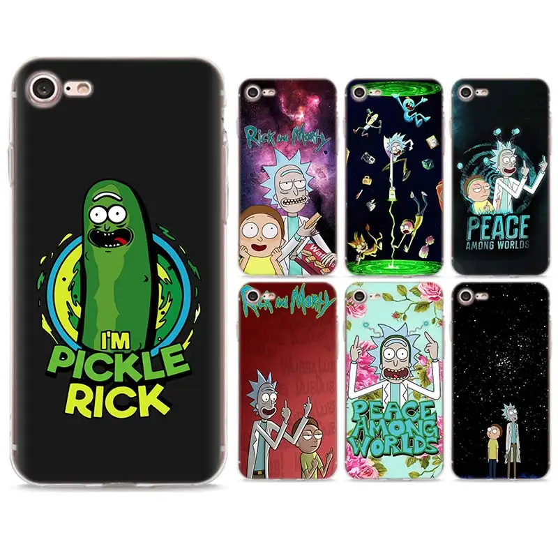 

Rick and Morty Silicone case cover for Apple iPhone 7 8 Plus 6 6s Plus 5 5s X XR XS MAX TPU Soft Phone cases
