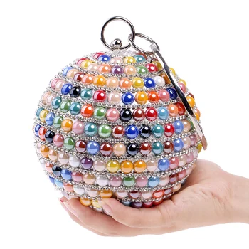 

New Arrival Women Day Clutch Beaded Evening Bag Bridal Bag Fashion Women's Handbag Banquet Bag