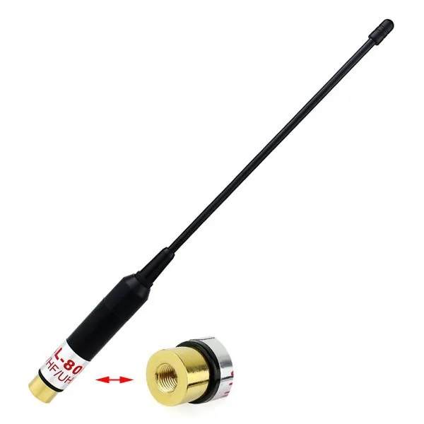 

AL800 Interphone Antenna UV Dual-Section SMA-F Tie-Rod Antenna for YAESU VX-2R TONGFA UV-985 Ham Radio