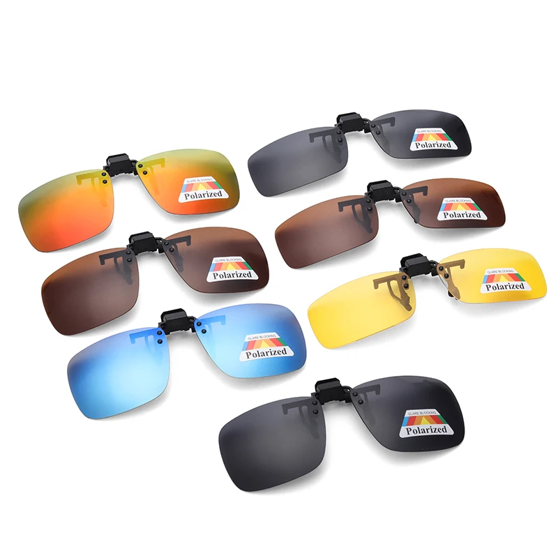 

Women Men Polarized Clip On Sunglasses Driving Car Sun Glasse Night Vision Goggles Anti-glare for Prescription Optical Frame